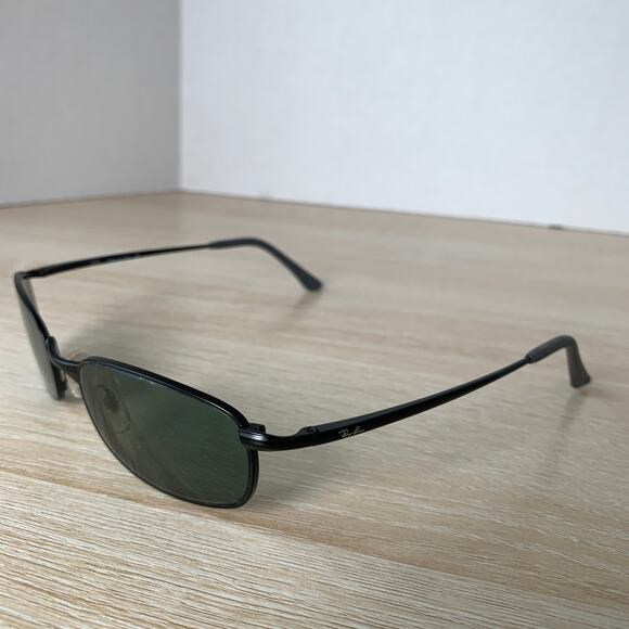 Ray-Ban Sleek RB3162 006 Black Rectangle Eyeglasses Frames Only 52-19 - Picture 3 of 8